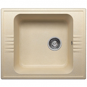 Мойка кухонная Polygran F-20 60 см бежевая