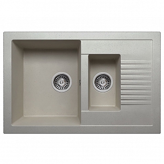 Мойка кухонная Polygran F-21 77 см серая