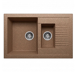 Мойка кухонная Polygran F-21 77 см терракот