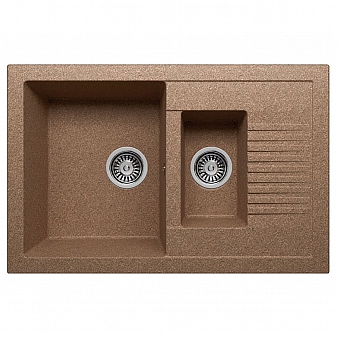 Мойка кухонная Polygran F-21 77 см терракот