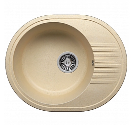 Мойка кухонная Polygran F-22 58 см бежевая