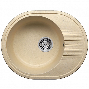 Мойка кухонная Polygran F-22 58 см бежевая