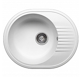 Мойка кухонная Polygran F-22 58 см белая