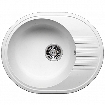 Мойка кухонная Polygran F-22 58 см белая