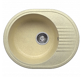 Мойка кухонная Polygran F-22 58 см опал