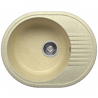 Мойка кухонная Polygran F-22 58 см опал