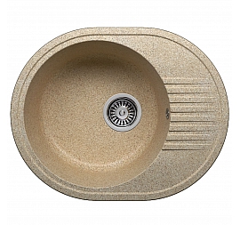 Мойка кухонная Polygran F-22 58 см песочная