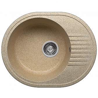 Мойка кухонная Polygran F-22 58 см песочная