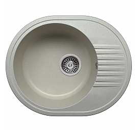 Мойка кухонная Polygran F-22 58 см серая