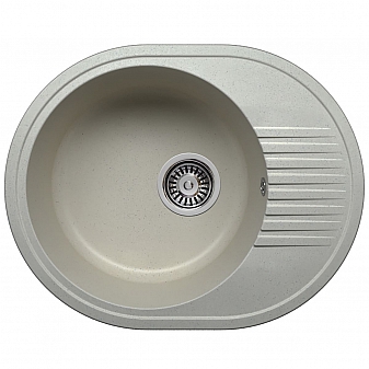 Мойка кухонная Polygran F-22 58 см серая