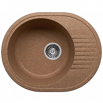 Мойка кухонная Polygran F-22 58 см терракот