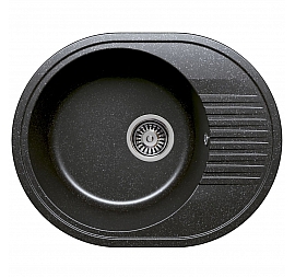 Мойка кухонная Polygran F-22 58 см черная