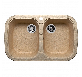 Мойка кухонная Polygran F-150 80 см песочная