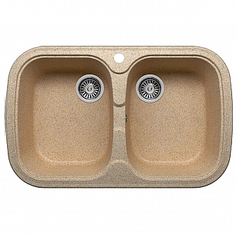 Мойка кухонная Polygran F-150 80 см песочная