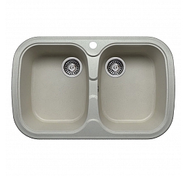 Мойка кухонная Polygran F-150 80 см серая