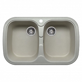 Мойка кухонная Polygran F-150 80 см серая