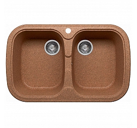 Мойка кухонная Polygran F-150 80 см терракот