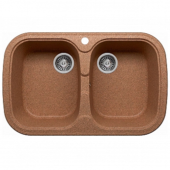 Мойка кухонная Polygran F-150 80 см терракот