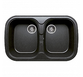 Мойка кухонная Polygran F-150 80 см черная
