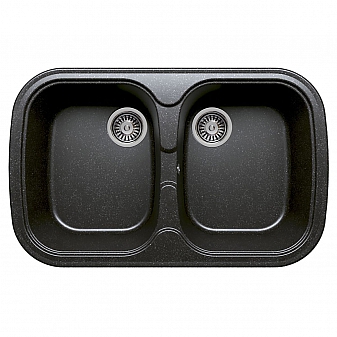 Мойка кухонная Polygran F-150 80 см черная