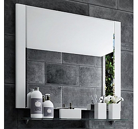 Зеркало Санта Виктория 100 см с полочкой