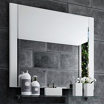 Зеркало Санта Виктория 100 см с полочкой