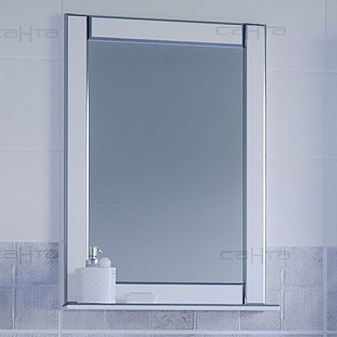 Зеркало Санта Мадрид 60 см серебро