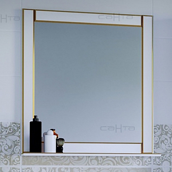 Зеркало Санта Мадрид 80 см золото