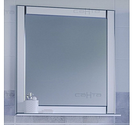 Зеркало Санта Мадрид 80 см серебро