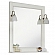 Зеркало Акватон Жерона 1A158702GEM40 85 см белое золото
