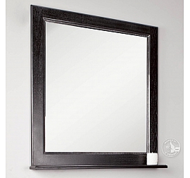 Зеркало Акватон Жерона 1A158702GEM50 85 см черное серебро