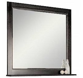 Зеркало Акватон Жерона 1A158802GEM50 105 см черное серебро