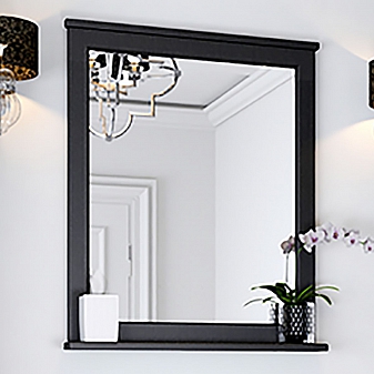 Зеркало Акватон Леон 1A187102LBPT0 65 см ясень черный