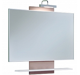 Зеркало Акватон Логика 1A1080K0LOD60 95 см лен/белый