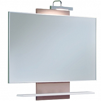 Зеркало Акватон Логика 1A1080K0LOD60 95 см лен/белый