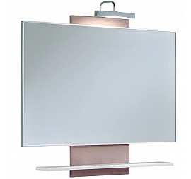 Зеркало Акватон Логика 1A0521L1LOD60 110 см лен/белый