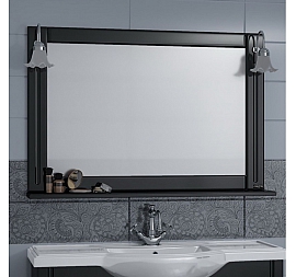 Зеркало Санта Монарх 700163 105 см черное