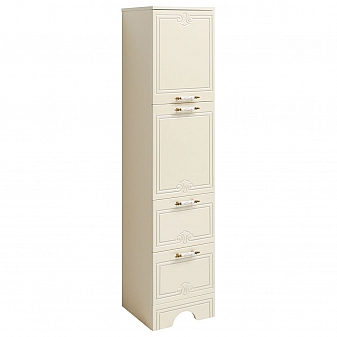 Пенал напольный Runo Кантри 32 см крем