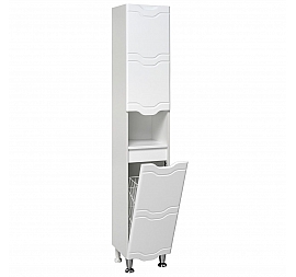 Пенал напольный Runo Стиль 30 см с корзиной для белья