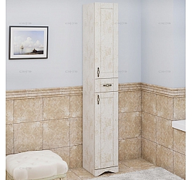 Пенал Санта Классик 30 см белое золото