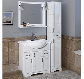 Пенал Санта Классик 30 см белый глянец