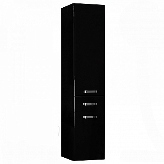 Пенал Акватон Америна 1A135203AM950 34 см с корзиной для белья черный