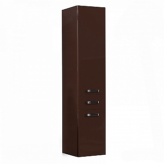 Пенал Акватон Америна 1A135203AM430 34 см с корзиной для белья темно-коричневый