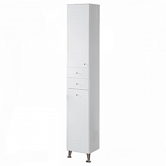 Пенал Акватон Домус 1A122003DO01L 33 см с корзиной для белья левый