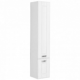 Пенал Aquanet Рондо 35 см белый антик