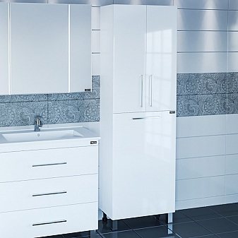 Пенал Санта Вегас 60 см с корзиной для белья