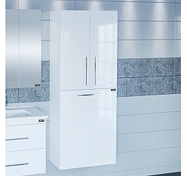 Пенал Санта Вегас 60 см с корзиной для белья подвесной