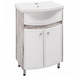 Тумба с умывальником Runo Аликанте 60 см