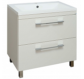 Тумба с умывальником Runo Quatro 75 см