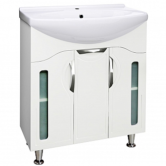 Тумба с умывальником Runo Толедо 75 см